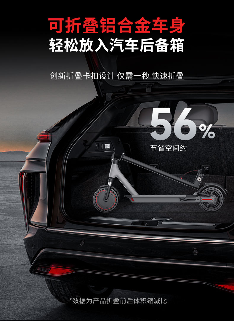 Electric Scooter Folding Electric Vehicle for Adults to Drive to Work, Women's Light and Small Commuting Portable Scooter