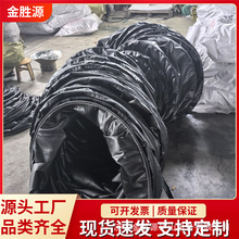 双抗阻燃隧道风筒 煤矿用拉链式导风筒 骨架通风管 抗静电排风管