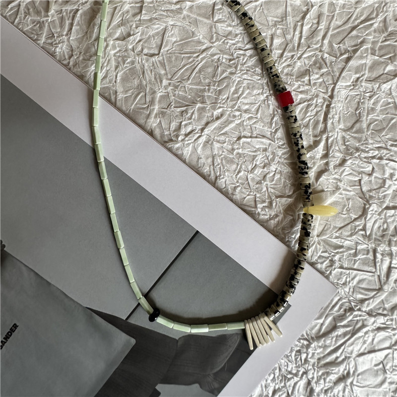 2023 Autumn New Natural Stone asymmetric necklace personality trend original design shaped necklace 2023 Autumn New Natural Stone asymmetric necklace personality trend original design shaped necklace
