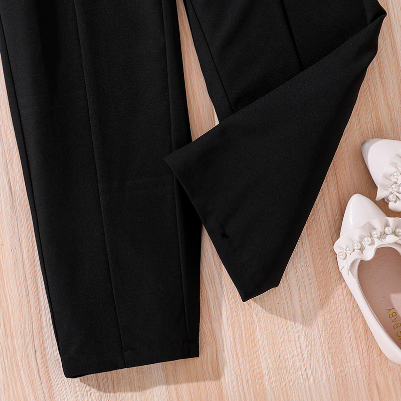 Mädchen Langarmshirt Und Weite Hose Set Für Den Herbst Mädchen_voghion.com
