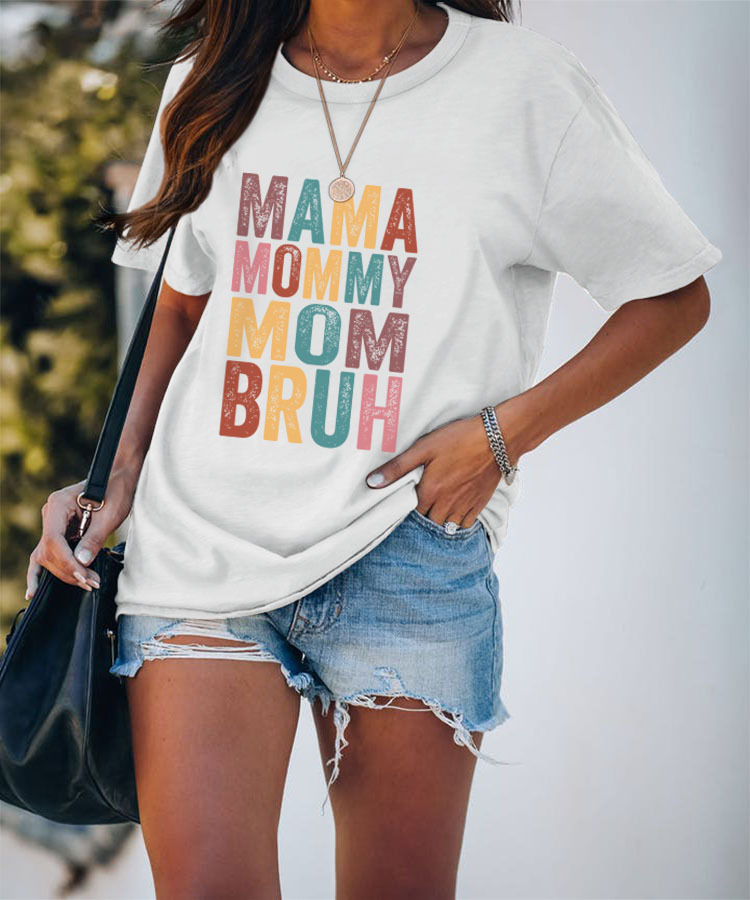 Femmes T-shirt Manche Courte T-shirts Impression Mode Lettre display picture 6