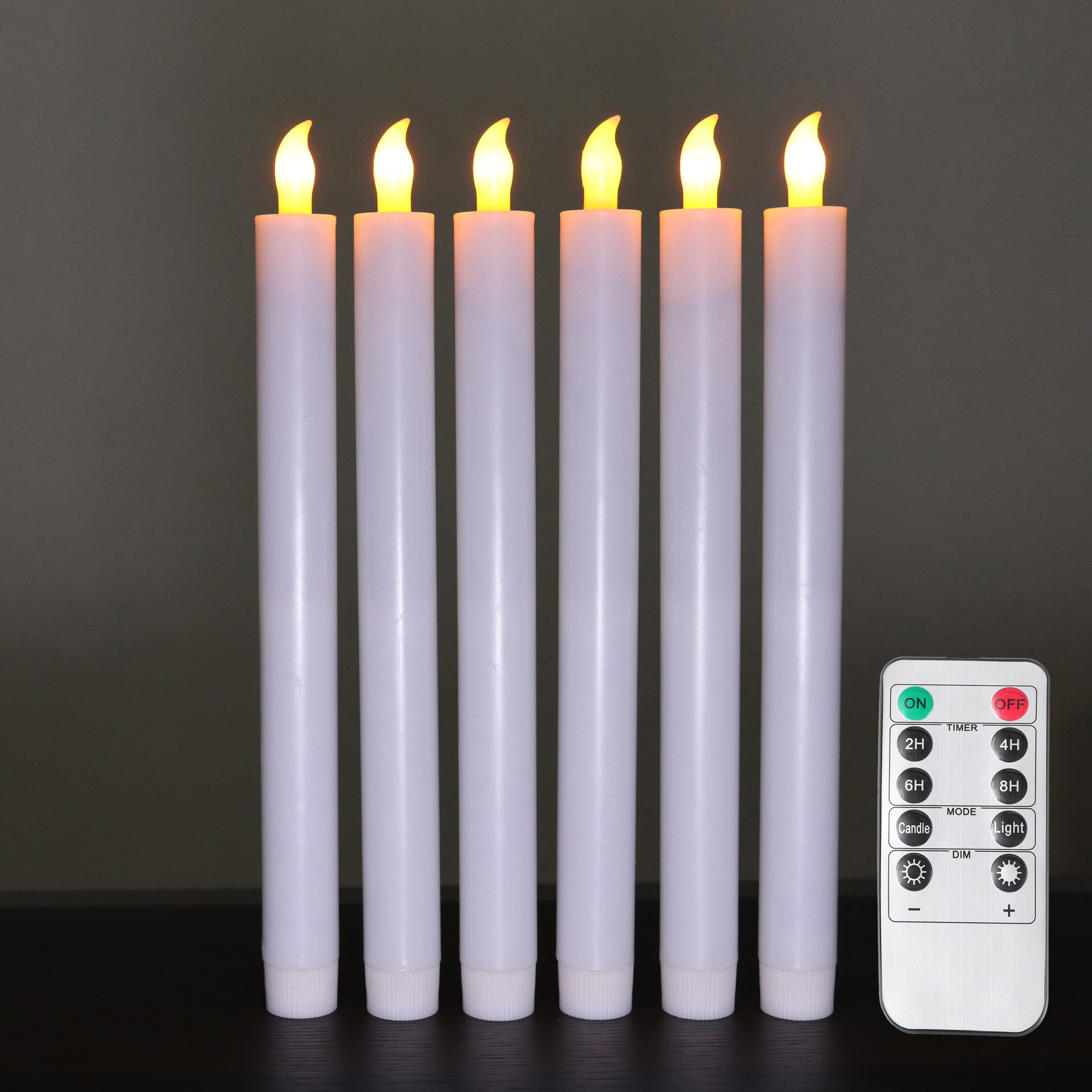 10英寸遥控定时长杆悬浮电子蜡烛灯跨境餐厅圣诞万圣节装饰用品