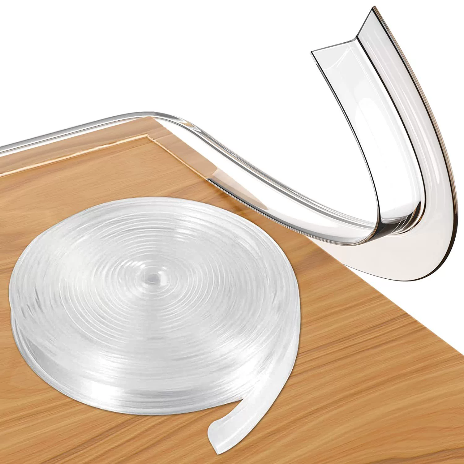 Трансграничные противоударные полоски Amazon, без запаха, прозрачные противоударные полоски для безопасности детей, мягкие противоударные полоски для защиты углов стола, противоударные полоски на складе