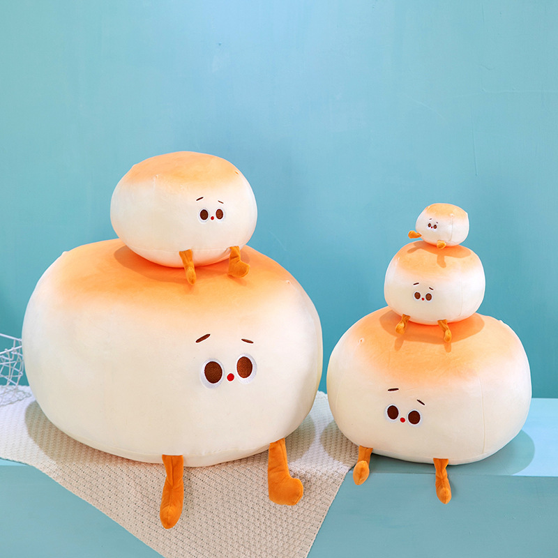 Creative New Small Steamed Bun Pillow, Cute and Soft Dumpling Plush Doll, Soft Cushion Pillow for Girls to Sleep on Creative New Small Steamed Bun Pillow, Cute and Soft Dumpling Plush Doll, Soft Cushion Pillow for Girls to Sleep on