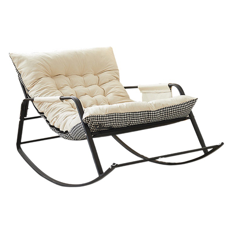 Lazy sofa balcony leisure chair rocking chair adult lunch break recliner Internet celebrity sofa chair living room double rocking chair