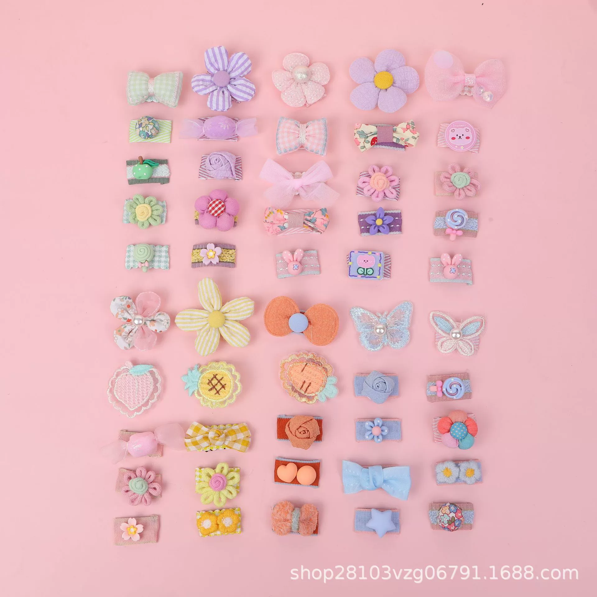 Заколки для волос домашних животных Банки цветочные аксессуары набор из пяти частей