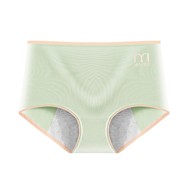 Cintura alta período fisiológico ropa interior período menstrual alargado capa a prueba de fugas Tía grande pantalones algodón refrescante Transpirable Calzoncillos de cintura alta