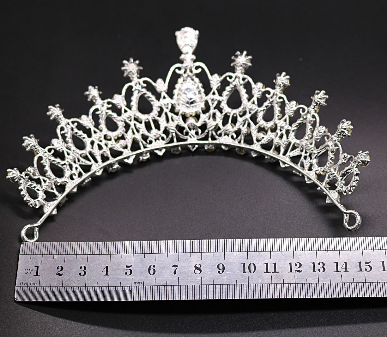 Estilo coreano nupcial corona tocado Nueva joyería cristal popular accesorios para el cabello estilo coreano diamante incrustado accesorios para el cabello nupcial embalaje independiente