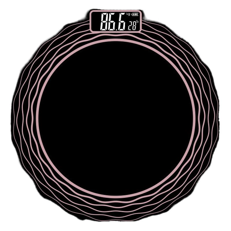 Человеческие весы электронные весы здоровья бытовые весы письмо сплошной цвет весы Закаленное стекло печать весов логотип