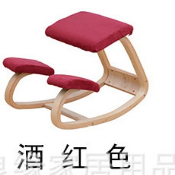 Silla de corrección de postura sentada de madera transfronteriza Silla de función humana Silla de corrección de la columna cervical Oficina en el hogar Silla de yoga fitness