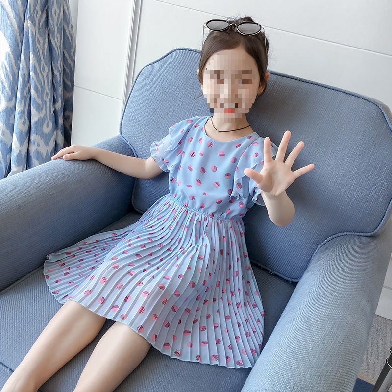 Girls Dress Summer Dress 2023 New Fashion Summer Style Little Girl Chiffon Princess Dress Children's Dress Summer