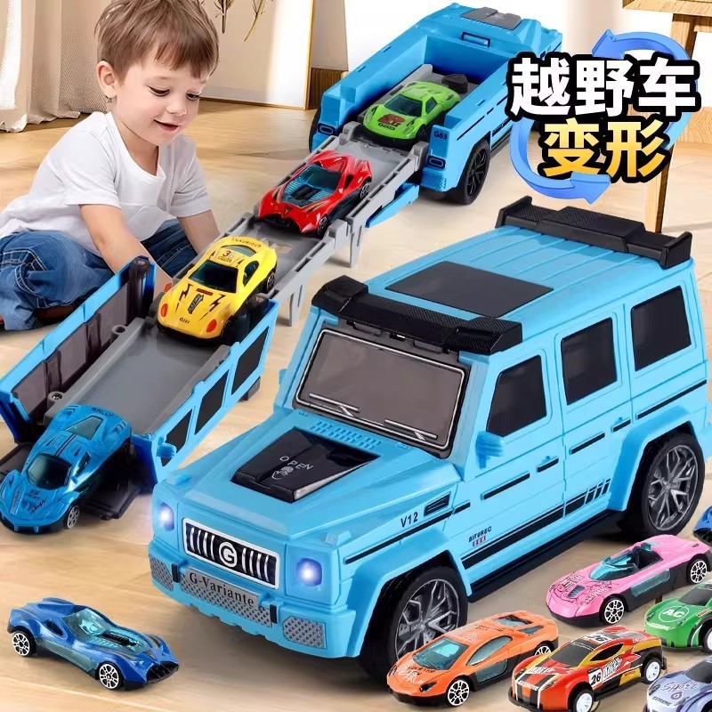 Regalo multifuncional modelo de automóvil catapulta Coca-Cola enlatada pequeña tienda de venta caliente caja de exhibición automóvil de juguete de aleación