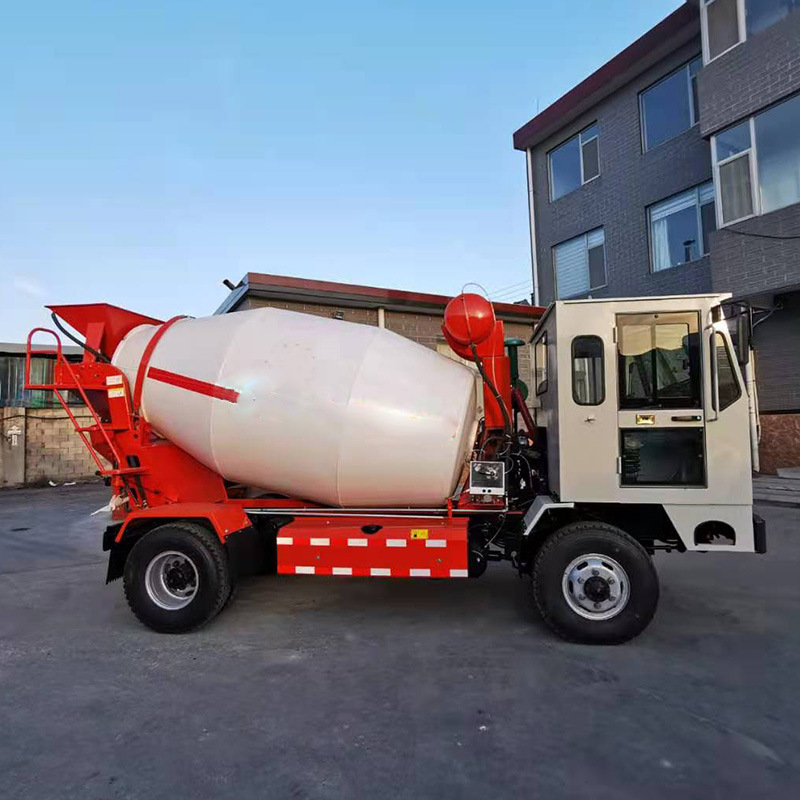 立式全自动上料混凝土搅拌车 盛福源搅拌运输机