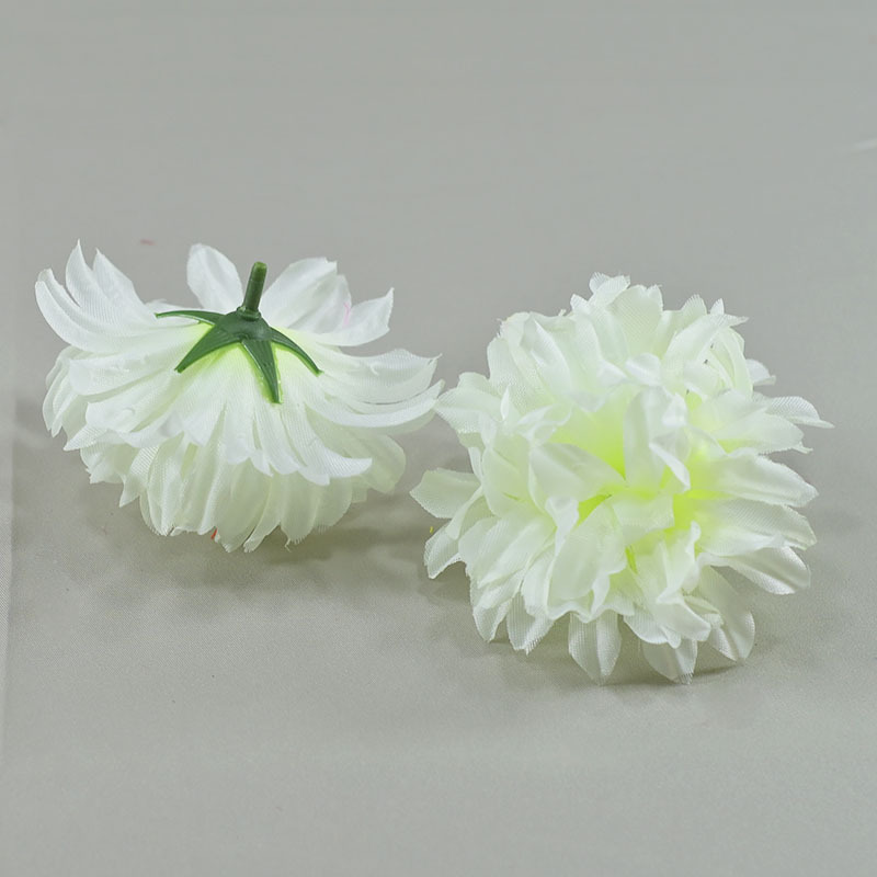 Simulación de crisantemo de 4 capas flores artificiales flores de seda disparo props artísticos colocación de flores crisantemo cabeza de flores