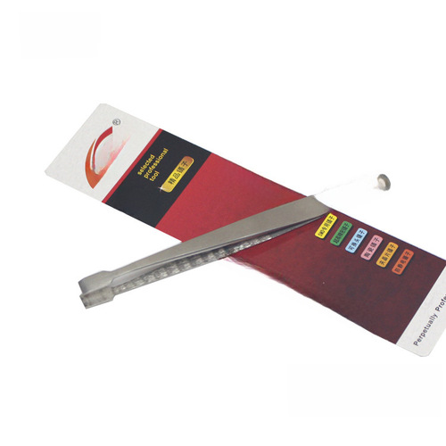 ONLYOU SS 34A 7-SA SR Premium Stainless Steel Sandpaper Tweezers with Hollow Anti-Slip and Anti-Magnetic Precision Tweezers