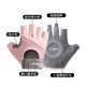 Fitness Gloves Anti-cocoon Men's and Women's Iron-rolled Silicone Anti-slip Half-finger Gloves Yoga Fitness Cycling Sports Gloves