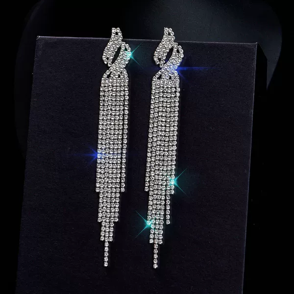 Silver earrings