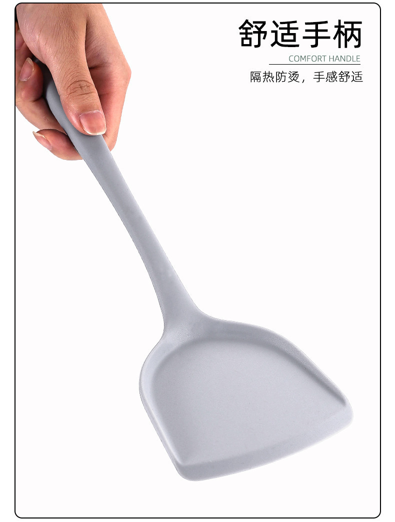 Silicone Spatula Spoon Set Non-stick Cookware Utensils Soup Spoon Cooking Shovel Kitchen Tools Home Kitchenware Accessories