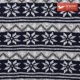 in stock Pet Clothes Knitted Jacquard Fabric Thick and Thin Needle Wool Christmas Fabric Crafts Snowflake Wool Cloth