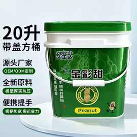 现货方桶5升 10升 18升 20升 25升原料方桶 加厚桶身带提手方形农