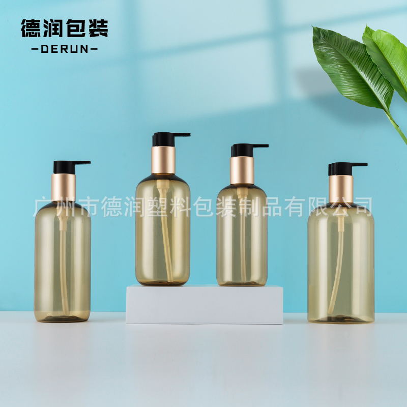 Botellas de repuesto para champú y gel de ducha de 500 ml en stock, botellas de loción para hoteles de 350 ml, cosméticos.