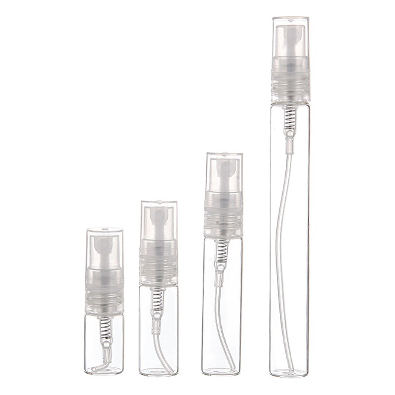 Botella de perfume B001-2ml3ml5ml10ml Botella de spray de vidrio Botella de sub-envasada de perfume Botella vacía portátil imprimible