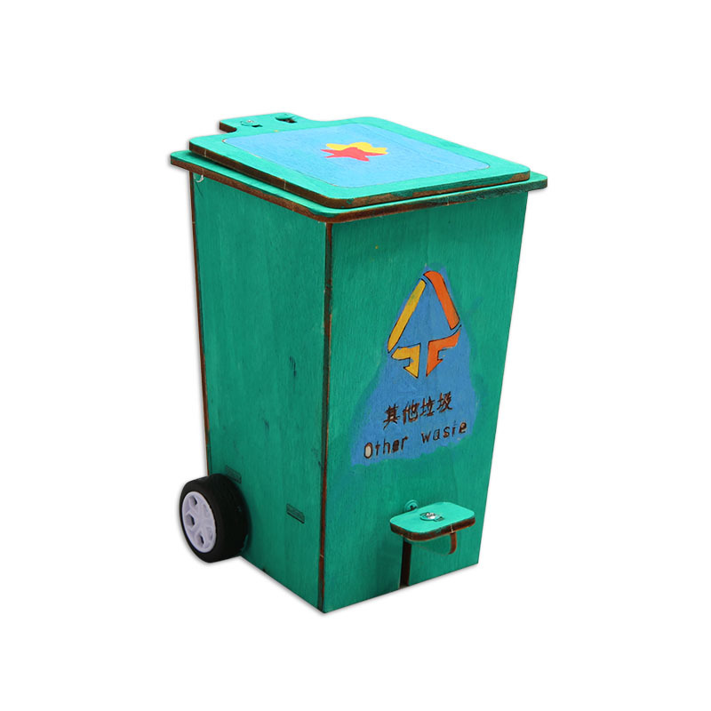 Juguetes educativos para niños al por mayor experimento científico estudiante Tecnología pequeña producción de madera basura modelo de enseñanza