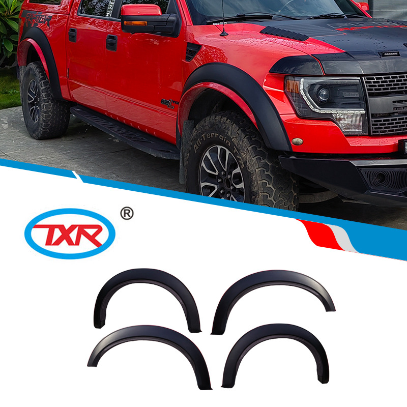 Para Ford f150 coche rueda ceja guardabarros modificado Ford F150 Fender Fares accesorios