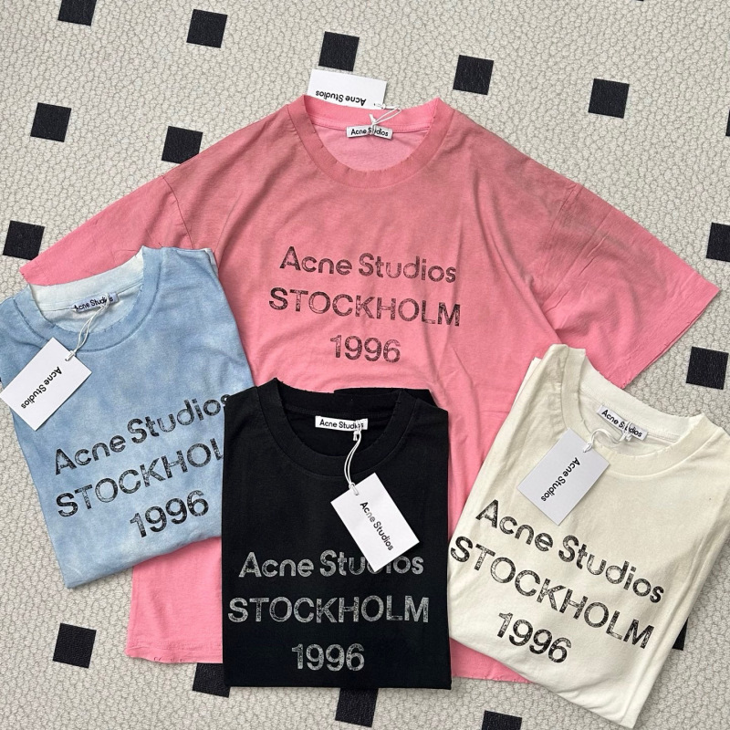 25春夏新款AC1996做旧茶染4色防嗮T短袖字母防晒休闲百搭潮牌|undefined