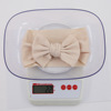 Children's headband with bow, elastic knitted hair accessory, suitable for import