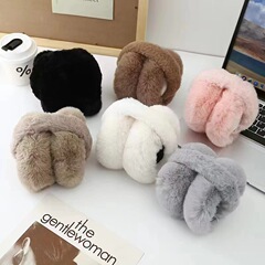 冬の耳当て保温ぬいぐるみ冬の耳当て防寒厚手耳当て学生ネット赤折りたたみ可爱い防风