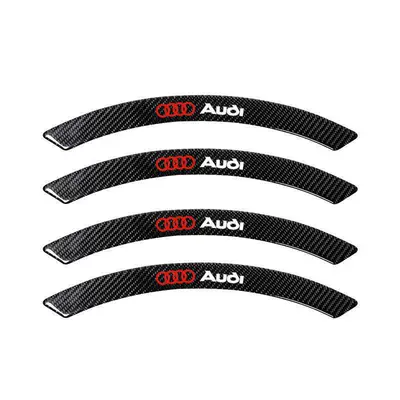 wheel arch decorative strips, thickened | Qapı və bamper qoruyucu zolaqlar - austria-germany-carbon-fiber-wheel-arches-4-piece-set-unpackaged