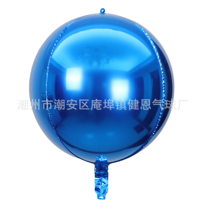 Globo aluminio redondo 4D grande