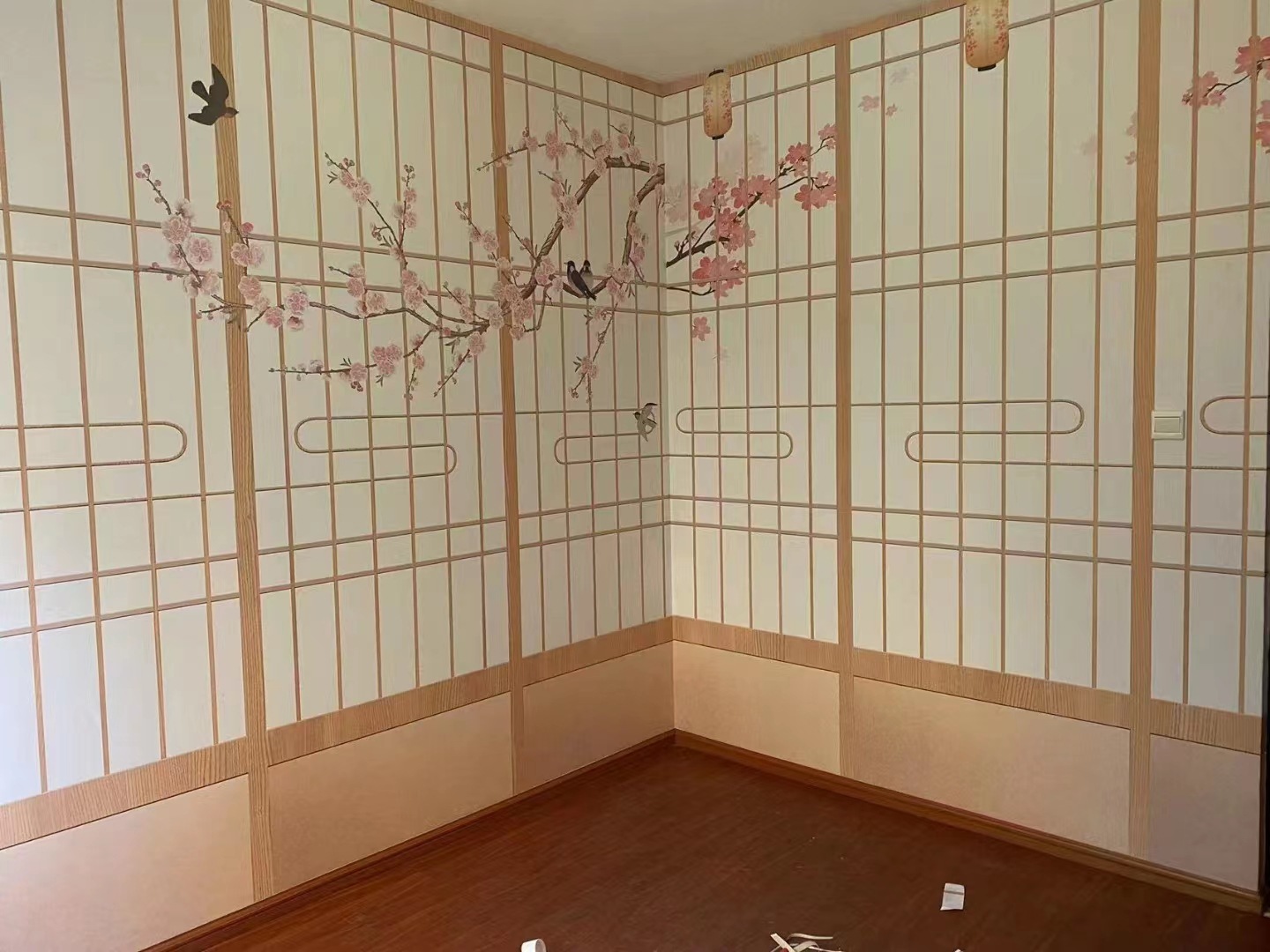 背景墙日式榻榻米