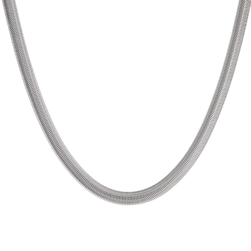 Fashion Geometric Titanium Steel Polishing Necklace 1 Piece