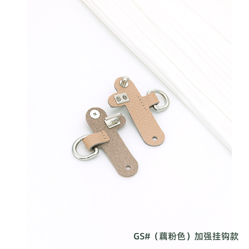 (lotus pink silver buckle) 2 reinforced hook styles