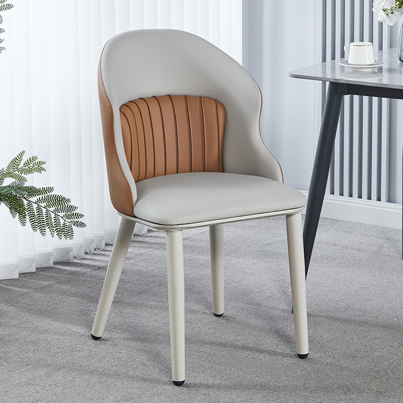 Silla de comedor moderna y simple silla de comedor de lujo ligera silla de comedor silla de mahjong confortable silla de recepción silla de hotel