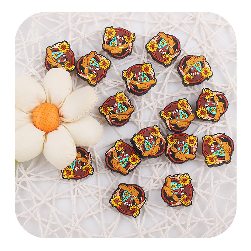 Productos creativos para bebés DIY dibujos animados botas de pick-up joyas de silicona para bebés tetas cadena de dientes molares accesorios de pulsera de diente