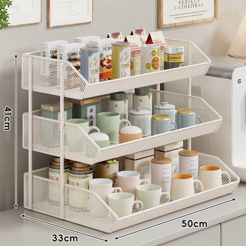 Estante Organizador de Escritorio Multicapa para Escritorio y Cocina