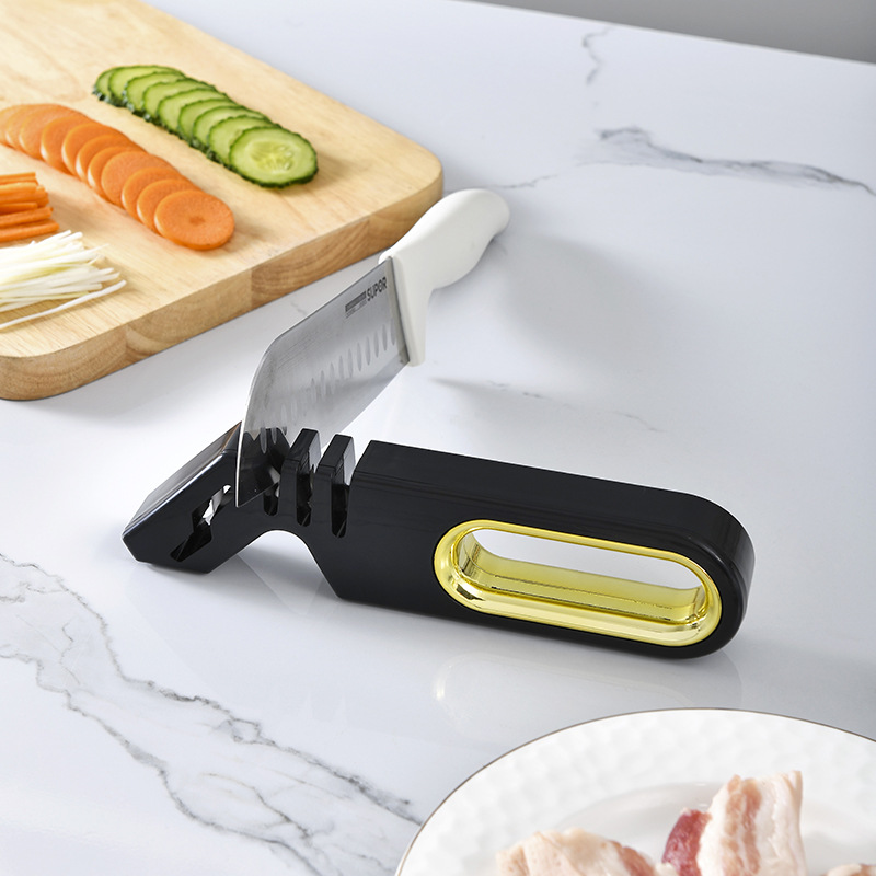 Afilador de cuchillos portátil para el hogar, estante de piedra de afilar, cocina multifuncional, cuchillo de cocina, tijeras, herramienta especial para la cuchilla rápida