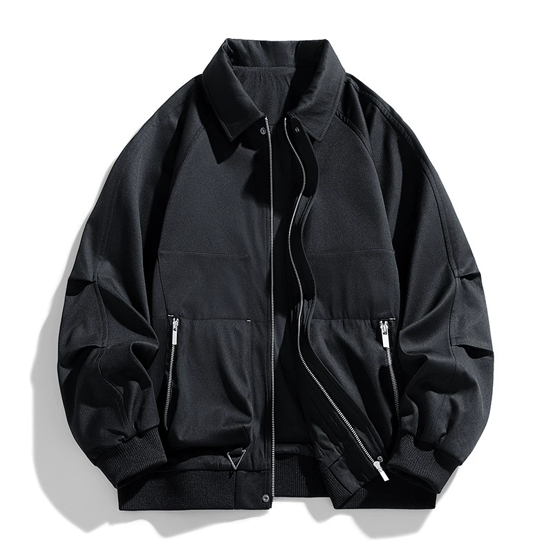 Summer retro denim men's jacket for leisure, oversize