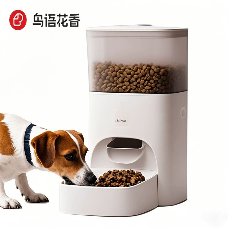Трансграничная бестселлерная автоматическая кормушка для кошек с ароматом птиц и цветов, умная визуальная машина для кормления собак и кошек с таймером