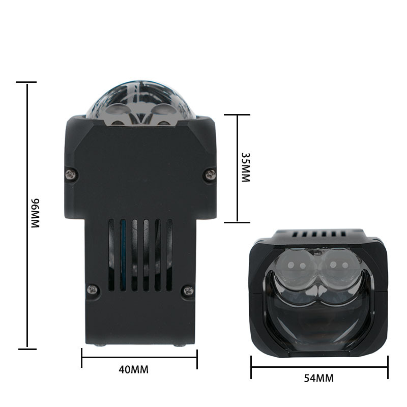 1.5 pulgadas LED directo doble módulo de matriz de luz doble actualización de alta potencia para la motocicleta del faro del automóvil modificada
