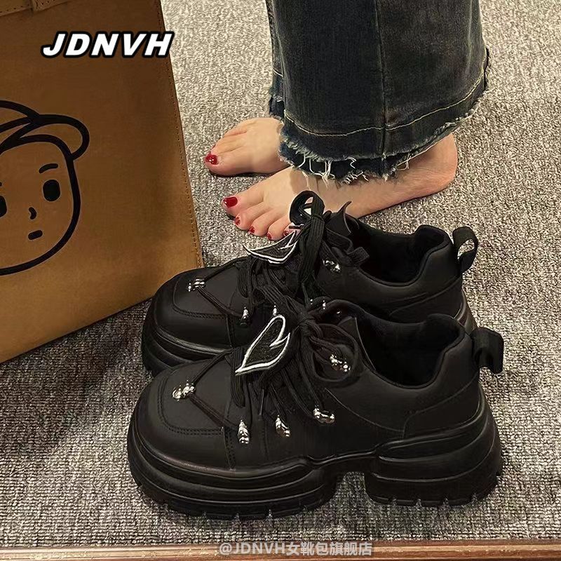 Amy zapatos muffin de fondo alto para mujeres verano 2024 correa cuadrada amor universal zapatos deportivos casuales de papá