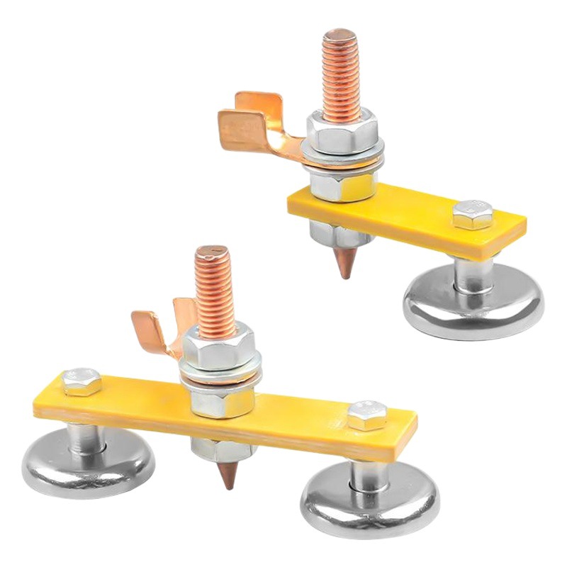 Artefacto de colocación de hierro doble fuerte artefacto de colocación de hierro magnético máquina de reparación de chapa de hierro máquina de conformación de cabeza de colocación de hierro cable de tierra cabeza de colocación de hierro Dispositivo de colocación de hierro