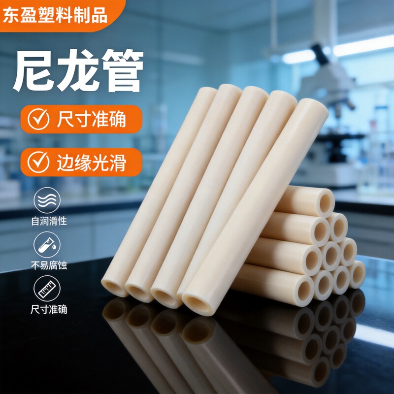 Customized MC cast hollow nylon tube PA6 oil-containing self-lubricating resistant nylon tube large diameter white nylon tube Customized MC cast hollow nylon tube PA6 oil-containing self-lubricating resistant nylon tube large diameter white nylon tube