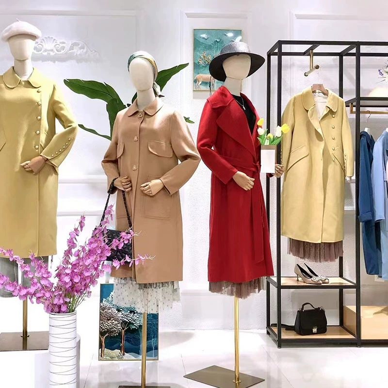 Шерстяное пальто в стиле «водная рябь» из Юго-Восточной Азии, зимний стиль 25, двустороннее кашемировое пальто, женское длинное, брендовое, для прямых трансляций, физическое наличие на складе