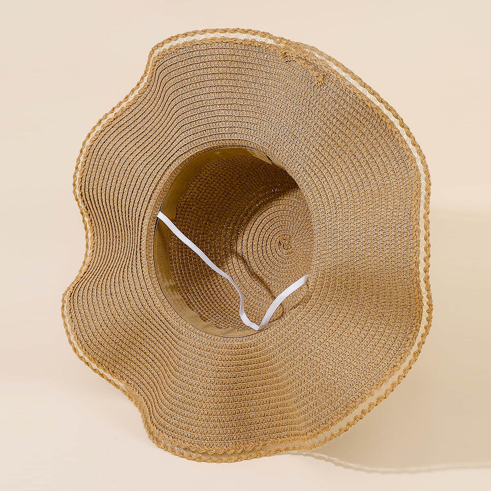 2023 nuevo sombrero para el sol UV femenino sombrero para el sol de vacaciones junto al mar