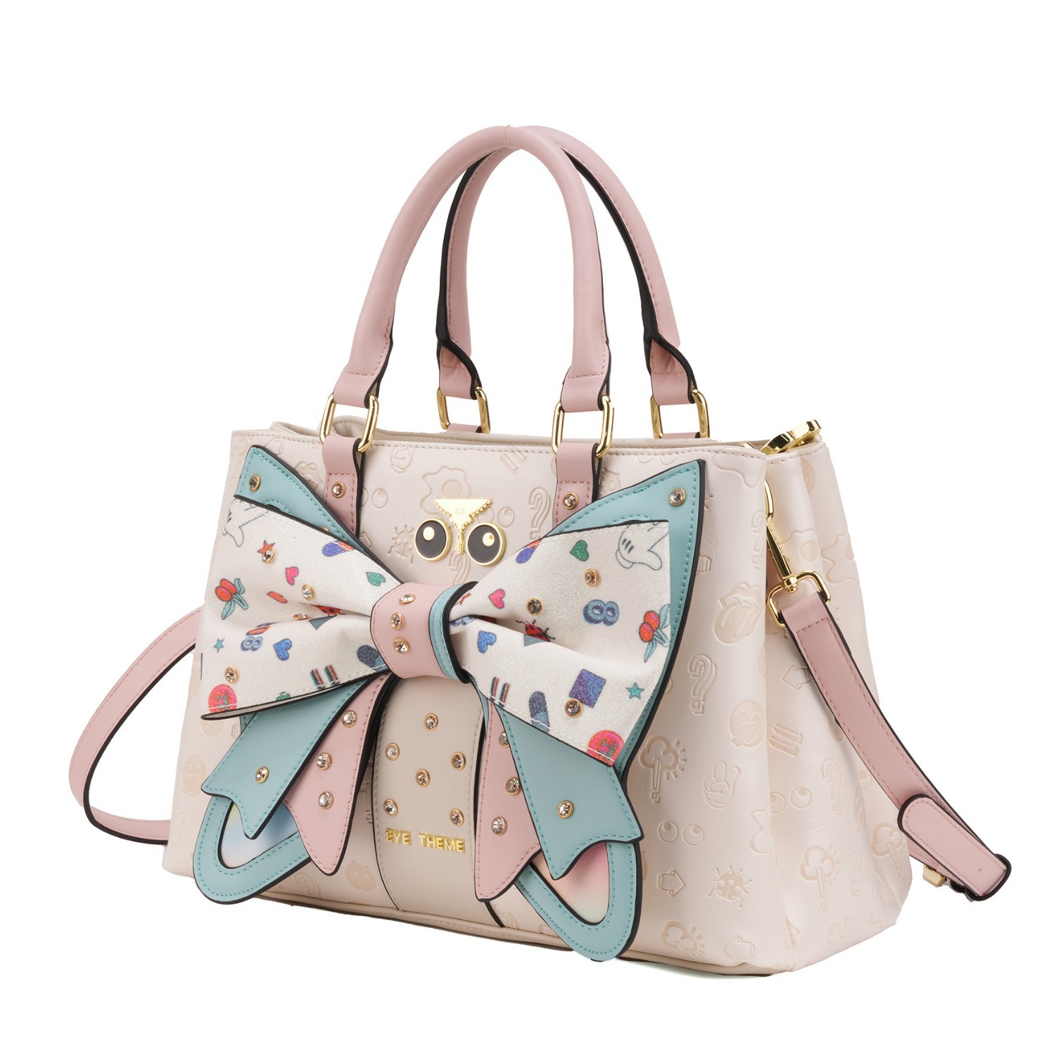 Europa y los Estados Unidos bolsos de damas con cremallera multicapa de contraste de color damas casuales de gran capacidad de oficina de vestir 2880 #