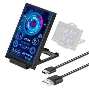 机箱副屏 电脑JIXIA监控 usb 副屏 TYPEC USB 机箱免 3.5寸 屏幕-阿里巴巴